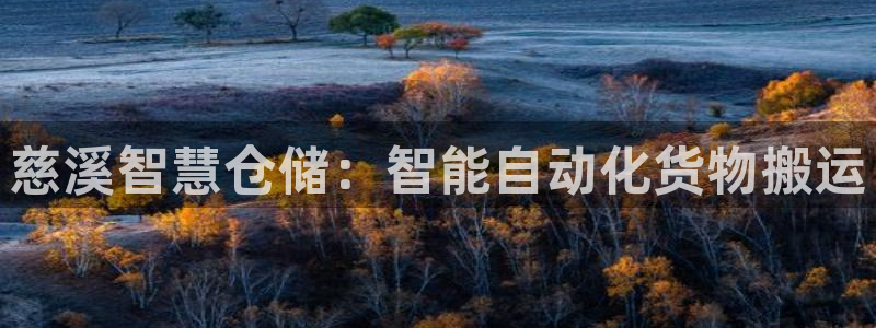 杏运娱乐平台注册地址在哪里：慈溪智慧仓储